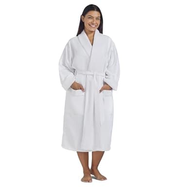 Women's Microfiber Robe by BOCA - Luxury Hotel Bathrobe, Long Spa Robes for Women - Generous Sizing