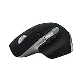 Logitech MX Master 3S for Mac - Wireless Bluetooth Mouse with Ultra-Fast Scrolling, Ergo, 8K DPI, Quiet Clicks, Track on Glass, Customization, USB-C, Apple, iPad - Space Grey
