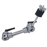 TUOREN Cymbal Arm Attachment Rotating Cymbal Tilter Drum Multi-Clamp with 7.2 inch Cymbal Stacker, Metal Dual Drum Clamp and Mini Cymbal Stacker, Cymbal Stand Tilter Holder for Drum Set