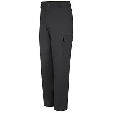 Red Kap Men's Industrial Cargo Pant - Breathable Work Pants, Wrinkle Resistant Design Fights Fading & Stains, Black, 36W x 30L