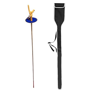LEONARK Fencing Foil Electric Sword Weapon - National Grade with Guard Pad and Handle Grip - Professional Fencing Gear for Fencer (Foil, Size 5 - Right Hand)