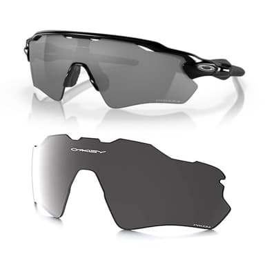 Oakley Original Radar EV Path OO9208 00002138 Prizm Black Iridium Replacement Lenses for Men for Women+ Bundle Microfiber Pouch -Frames Not Included