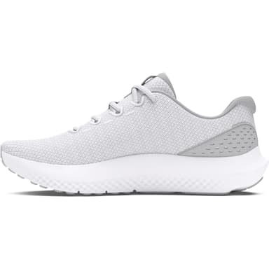 Under Armour Men's Charged Surge 4, (100) White/Halo Gray/Black, 8.5, US