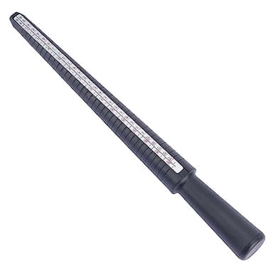 UNICRAFTALE 26.1x2.5cm Ring Sizer Measuring Tool Ring Mandrel Plastic Ring Sizer Mandrel US/UK Measuring Tool Jewelry Ring Sizer Rod Finger Ring Measuring Stick for Jewelry Finger Ring Making