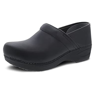 Dansko XP 2.0 Clogs – Lightweight Slip-Resistant Footwear for Comfort and Support – Ideal for Long Standing Professionals – Nursing, Veterinarians, Black Waterproof 7.5-8 M US