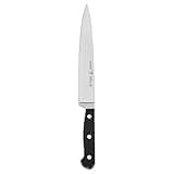 ZWILLING HENCKELS Classic Razor-Sharp 8-inch Carving Knife, German Engineered Informed by 100+ Years of Mastery, Black/Stainless Steel