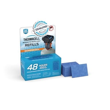 Thermacell Mosquito Repellent Refills; Compatible with Thermacell Backpacker; Highly Effective, Long Lasting, No Spray, No Scent, No Mess; 15 Foot Zone of Mosquito Protection