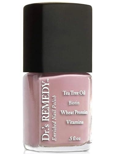 Dr’s Remedy Enriched Nail Polish: Non Toxic, All Natural, and Organic - Doctor Formulated: Strengthens, Restores, Heals, and Protects '24-Free' - RESILIENT Rose