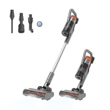 WORX 20V PowerShare Cordless Stick Vacuum WX038L.9, Powerful Cordless Vacuum Cleaner 25Kpa High Suction for Pet Hair, Lightweight Handheld Vacuum Cleans Floors Carpet Car – Tool Only