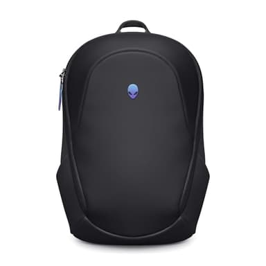 Alienware 16 Backpack - AW5625P - 21L Capacity, 3D Breathable mesh, Magnetic pocket organizers, RFID safe pocket, Weather resistant, 3D Iridescent reflective Alienware logo - Alienware Black
