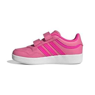 Adidas Unisex-Child Hoops 4.0 Hook & Loop, Pink Fusion/Shock Pink/White, 3 Big Kid