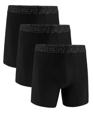 Under Armour Men's Multi-Pack Standard Tech Boxer Brief, 6" Inseam, All-Day Comfort & Ultra-Soft
