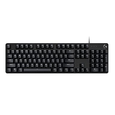 Logitech G413 SE Full-Size Mechanical Gaming Keyboard - Backlit Keyboard with Tactile Mechanical Switches, Anti-Ghosting, Compatible with Windows, macOS - Black Aluminum