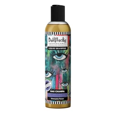 Dollylocks Clarifying Liquid Shampoo | Nag Champa | Paraben-free, Plant-Based, Vegan, Residue-Free Loc, Braid, Dreadlock Care | All hair types | 8oz