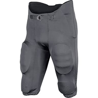 CHAMPRO Terminator 2 Integrated Youth Football Pants With Built-in Pads Graphite Medium