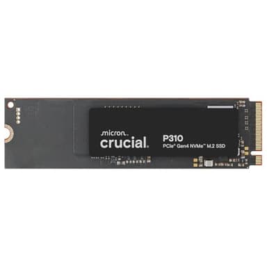 Crucial P310 1TB SSD, PCIe Gen4 NVMe M.2 2280, Up to 7,100MB/s, for Laptop, Desktop (PC), & Handheld Gaming Consoles, Includes Acronis Data Recovery Software, Solid State Drive - CT1000P310SSD801