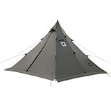 Naturehike Ranch Fire Teepee Tent with Mesh Inner Tent, 4 Season Hot Tent with Stove Jack, Windproof Waterproof Cold Weather Winter Tent, Hot Tents for Camping