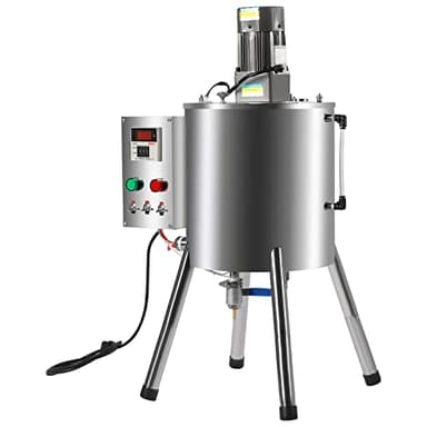 Silencear Lipstick Automatic Filling Machine, 304 Stainless Steel Heating Mixing Filling Machine, Adjustable Temperature Lipstick Mixing Filling Machine for Lipstick, Shoe Polish, Candle (15L)