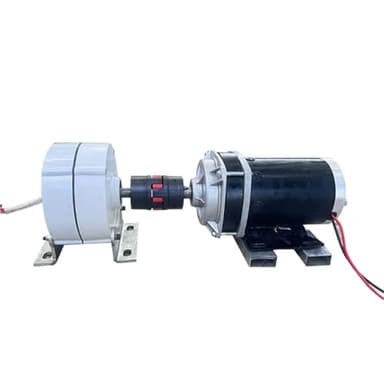 Low RPM 3KW 5KW 6KW Permanent Magnet Generator 12V 24V 48V Brushless AC Generator Use For Wind Turbine and Water Turbine Homeuse(With 48V Motor,12V,6KW)
