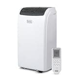 BLACK+DECKER Smart Portable Air Conditioner, 14,000 BTU for Rooms up to 700 Sq. Ft., Smart Portable AC with Follow Me Remote and Window Kit, BPACT14WT, White