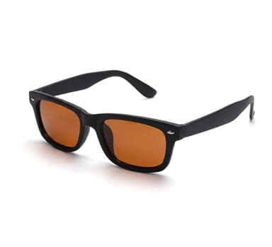 SomniLight FL-41 Outdoor Light Sensitivity Glasses for Migraines, Fluorescent Light Sensitivity, and Blue Light (Wayfarer Style) Polarized