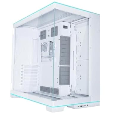 Lian Li O11DERGBW O11 EVO RGB White Aluminum/Steel/Tempered Glass ATX Mid Tower Computer Case