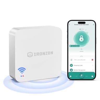 Tuya Gateway for Smart Door Lock -Remotely Control Smart Fingerprint Door Lock via Tuya App-Gateway Smart Hub Compatible