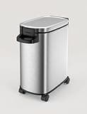 RIPLEX 35 Liter / 30 lbs Air Tight Pet Food Stainless Steel Storage Container With Freshness Lock - Size XL