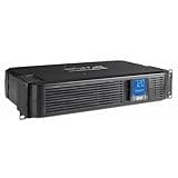 Tripp Lite SMART1500LCD 1500VA Rack Mount UPS Battery Backup, 900W, 8 Outlets, PWM Sine Wave, Short Depth 2U Rackmount UPS, AVR, LCD Screen