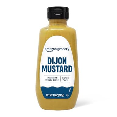Amazon Brand - Happy Belly, Dijon Mustard, Kosher, 12 ounce (Pack of 1)