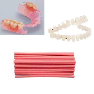 DIY Denture kit, Making Partial dentures and Full dentures kit DIY Simulation Practice Making Denture kit, Equipped with DIY Tool kit and Temporary Teeth,Create Your Perfect Smile at Home