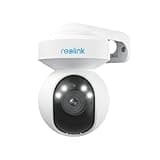 REOLINK E1 Outdoor Plug-in WiFi Security Camera, 5MP HD PTZ Camera for Home Security, Motion Tracking, 5GHz WiFi, 3X Optical Zoom, Person Vehicle Detection, Spotlight Color Night Vision, APP Control