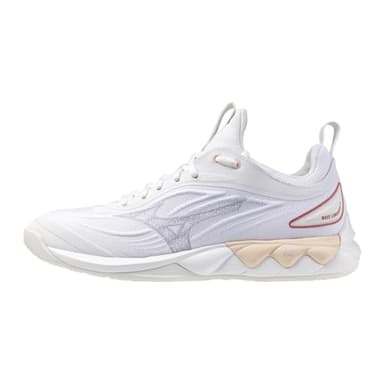 Mizuno Wave Luminous Women's Volleyball Shoe | Womens Indoor Court Shoe | White/Pink | US Women's 10