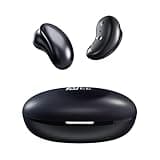 MEE audio Pebbles True Wireless Earbuds - Bluetooth 5.3 Low Profile in Ear Lightweight Headphones with Headset Microphone & Call Noise Reduction for Gym/Workouts/Sports and Gaming, Onyx