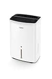 Aeric 35-Pint Portable Dehumidifier for Home, Moisture Absorber for Basement, Garage, Living Room, and Extra Large Rooms up to 3,000 Sq.Ft., Energy Star Dehumidifier with Auto-Shutoff & Timer in White