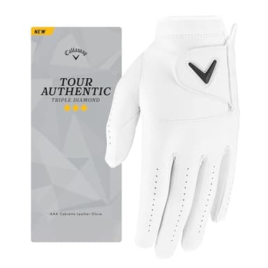 Callaway Golf Tour Authentic Triple Diamond Glove (Left,Standard,Medium/Large,White)