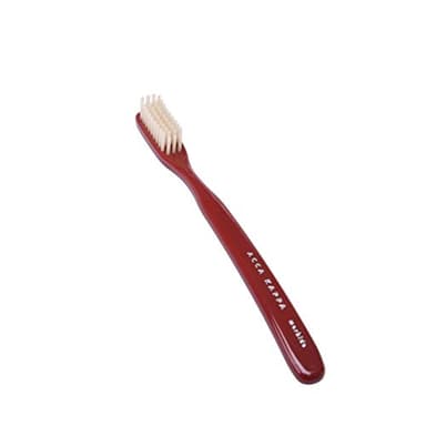 Acca Kappa Vintage Red Toothbrush Soft Nylon Bristles Retro-Style Ergonomic Handle