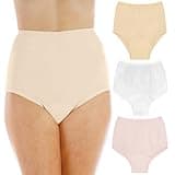 Wearever Women's Cotton Comfort Incontinence Panties for Bladder Control with Regular Absorbency - Reusable & Washable Leak Proof Underwear for Women (Pack of 3) (Pastel) (M) (Fits Hip Sizes: 38-40")