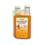 Liquified RV Toilet Treatment - Black Holding Tank Digester - Odor Eliminator - Orange Scent - Matts RV Reviews (Orange, 32oz)