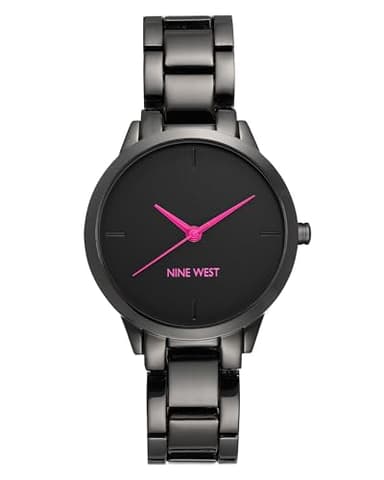 Nine West Women's Gunmetal Bracelet Watch, NW/2435PRGY