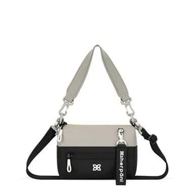 Sherpani Skye, Small Crossbody Purse, Nylon Crossbody Bag, Lightweight Cross Body, Handbags, Travel Purses for Women, Travel Gift, RFID Protection (Wasabi Stone)