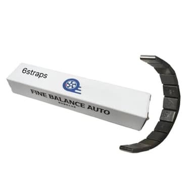 FINE BALANCE AUTO, 5gr, Black, Adhesive Stick On Wheel Weights, Easy Peel, Low Profile, Cars, SUVs, Motorcycles, RC Cars, Crafts, 12.7 Oz/Box, 6 Strip, Korean Made,