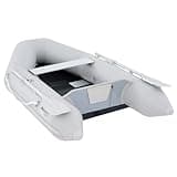 CO-Z 7.5ft Inflatable Dinghy Boat, 2 Person 660lb Transom Sport Tender Boat with Pump Aluminum Oars Floor, Heavy Duty Inflatable Raft Kayak for Adults