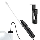 Qualirey Battery Powered Sprayer Wand Electric Weed Sprayer Bug Killer for 1 Gallon Jugs Foldable Nozzle Fits with 38mm Cap Ant, Pest, Mosquito Control for Home Outdoor Garden Lawn(Black)