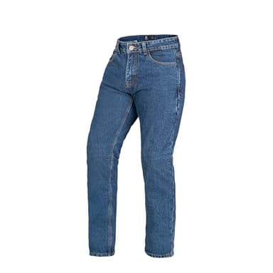 WICKED STOCK Motorcycle Pants - Men's CE Level 2 Armored Riding Jeans - Light Blue