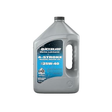 Quicksilver 25W-40 4-Stroke Marine Engine Oil, 1 Gallon