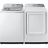 SAMSUNG WA50R5200WPR White Top Load Washer/Dryer Pair