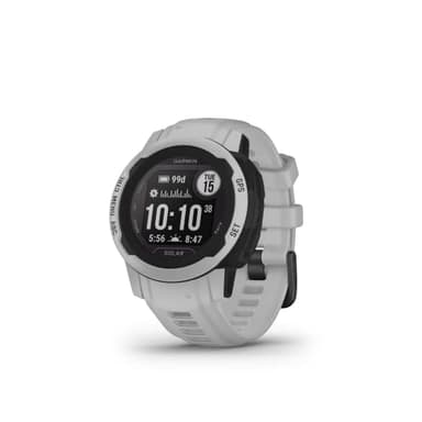 Garmin Instinct 2 Solar, GPS Outdoor Watch, Solar Charging Capabilities, Multi-GNSS Support, Tracbak Routing, Mist Gray (Renewed)