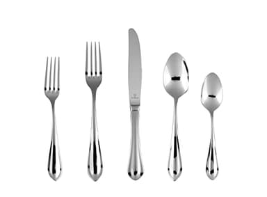 Fortessa Forge 18/10 Stainless Steel Flatware 20 Piece Place Setting, Service for 4