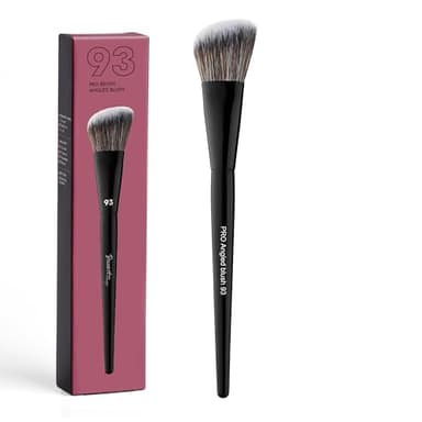 Bueart Design PRO Angled blush Makeup Brush 93 with Premium soft bristiles for Blush,Liquid,cream